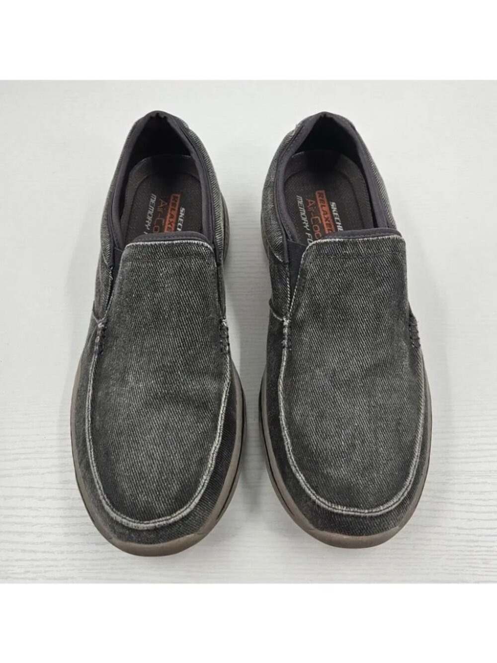 Skechers Creston Moseco Men’s Charcoal Slip On Shoes Size 12